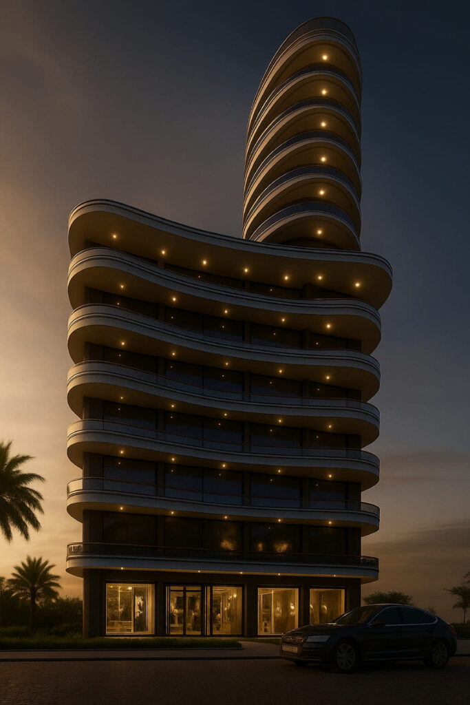 Arc Hayaat Business Bay Side View 3